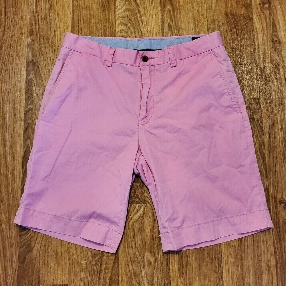Polo Ralph Lauren Shorts Men‎ 31 Pink Classic Fit Golf Chinos Preppy Pima